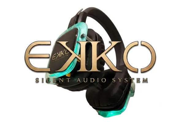 Auriculares EKKO con logotipo Silent Audio System
